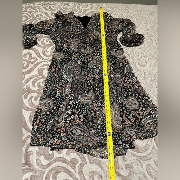 Torrid Paisley Chiffon Babydoll Dress – Size 0 (L/12) NWT - Picture 4 of 6